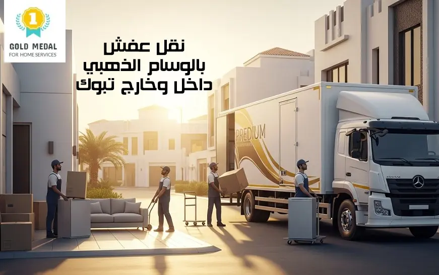 نقل عفش بالوسام الذهبي داخل وخارج تبوك